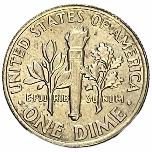 США 10 центов (1 дайм) 1969 г. (Dime, Рузвельт) (D)