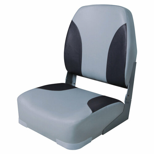 Кресло в лодку складное Classic HighBack Серый/Графит 43х56х38см, алюминиевый каркас, подушки винил патриот поворотный механизм для лодочного кресла металл