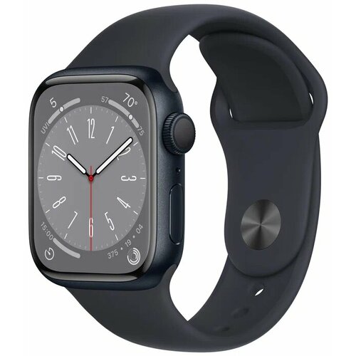 Умные часы Apple Watch Series 8 41 мм Aluminium Case GPS Cellular midnight Sport Band ML 3969800₽