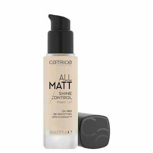 Основа тональная для лица CATRICE ALL MATT SHINE CONTROL MAKE UP (тон 002) Neutral Ivory