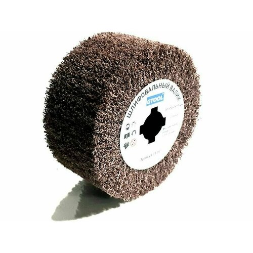 Валик шлифовальный для сатинирования из нетканого материала GTOOL 100х50х19 мм, зерно COARSE (P80)