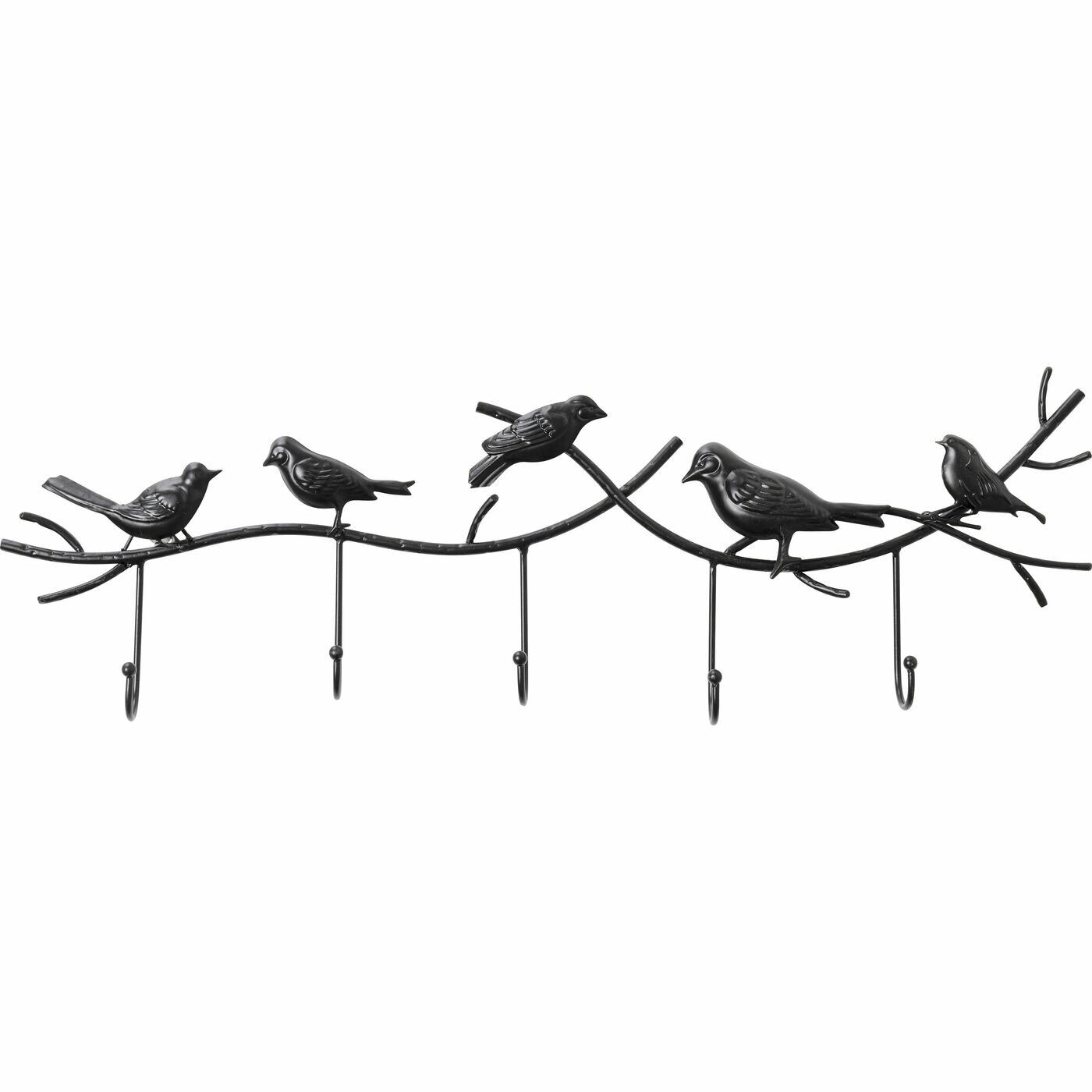 Вешалка Birds, KARE Design, коллекция "Птицы" 71*21*5, Сталь, Черный