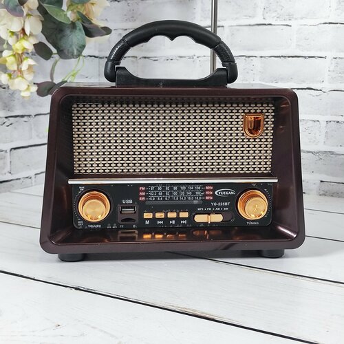 Радио Ретроколонка беспроводная переносная портативная Bluetooth колонка в ретро стилеРадиоприемник 220900₽