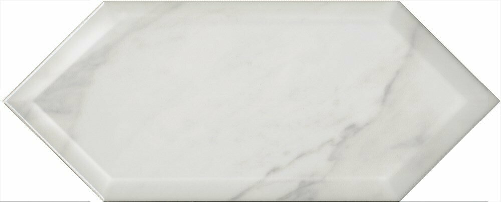 Керамическая плитка KERAMA MARAZZI 35009 Келуш грань белый глянцевый. Настенная плитка (14x34) (цена за 0.476 м2)