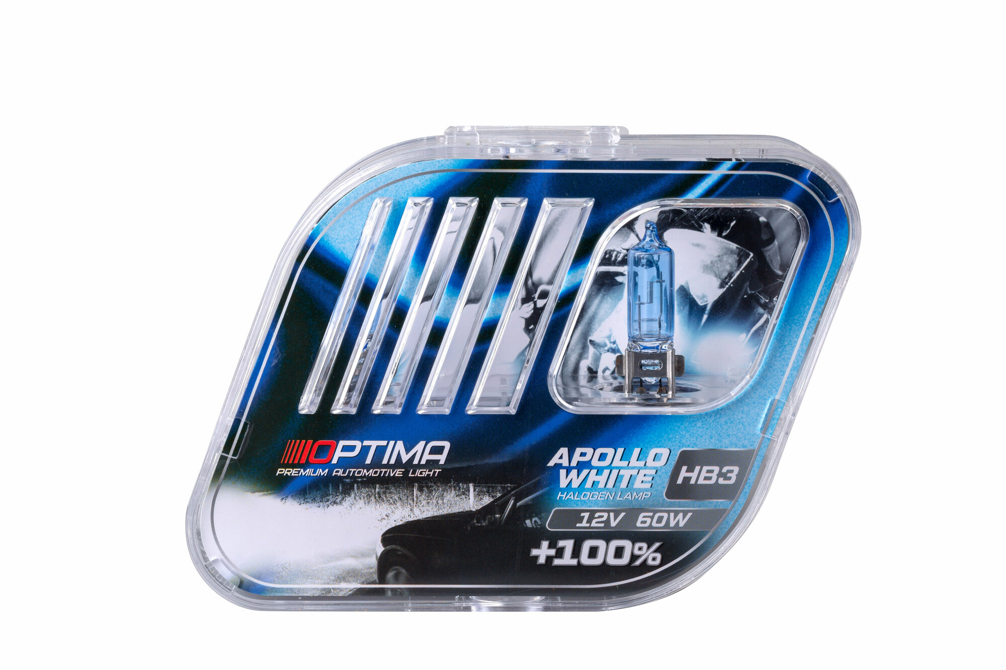 фото Галогеновые лампы Optima light APOLLO White HB3 4500K (2 лампы)