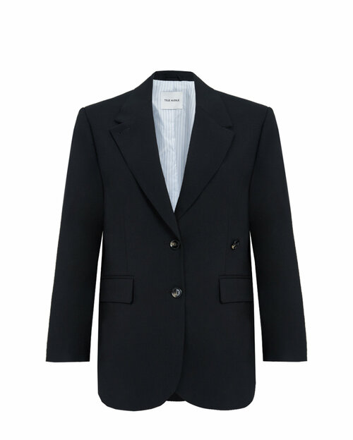 Пиджак TRUE AVENUE, размер 42, черный
