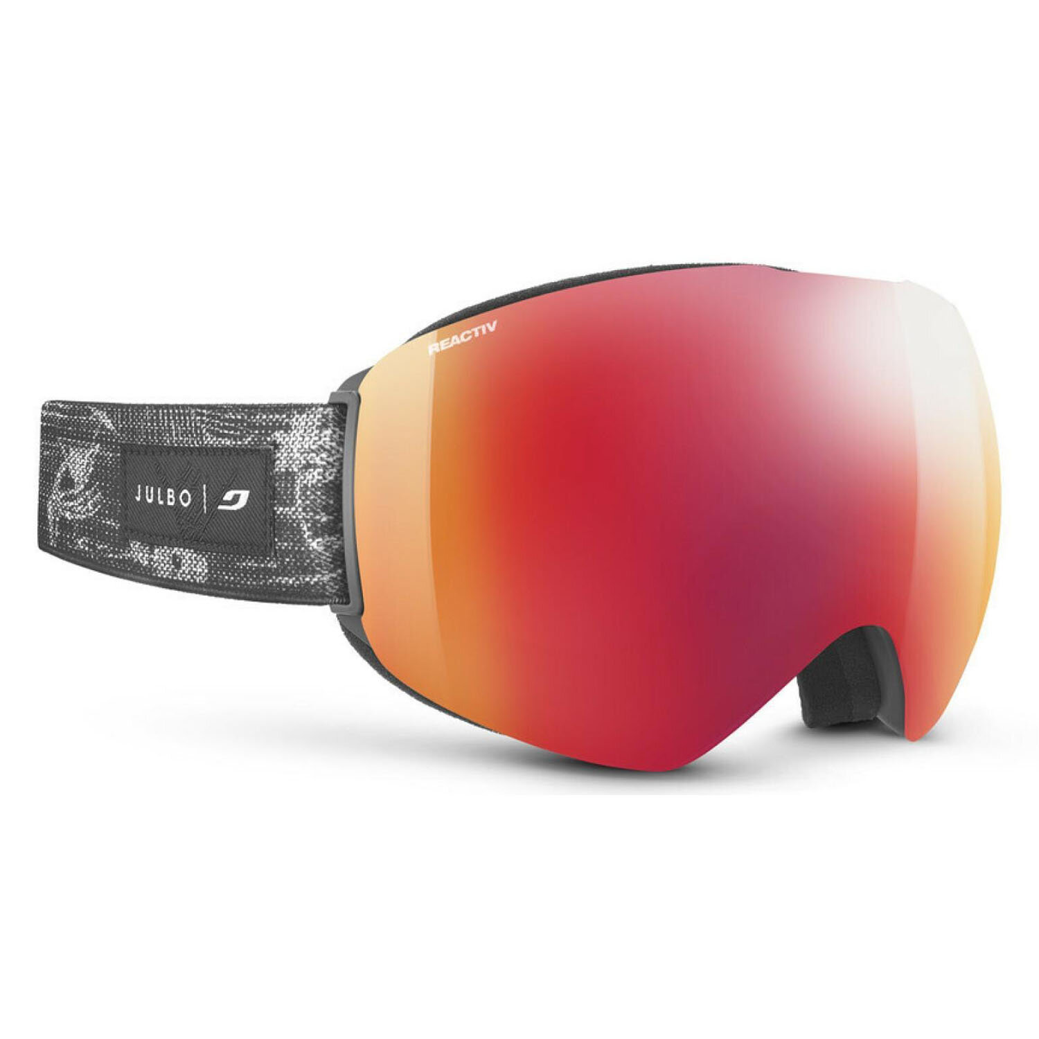 Очки горнолыжные Julbo Skydome Black-Gray/Reactiv 2-3 Glarecontrol Flash Red (US: XXL)