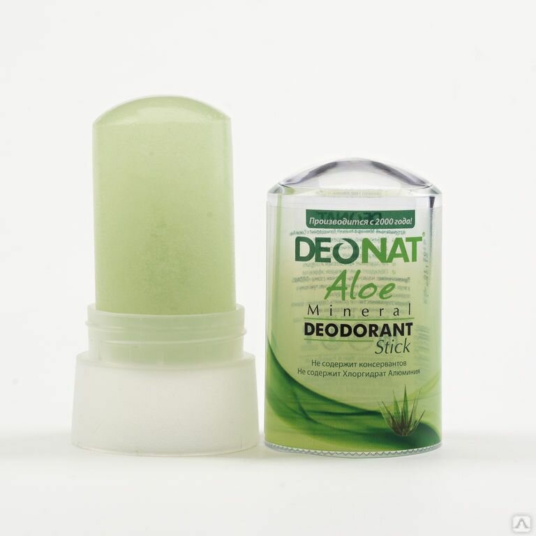 DeoNat Дезодорант кристалл с экстрактом Алоэ, 60 г (DeoNat, ) - фото №10