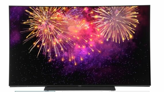 Телевизор Hyundai Android TV H-LED55OBU7700, 55", OLED, 4K Ultra HD, Android TV, черный