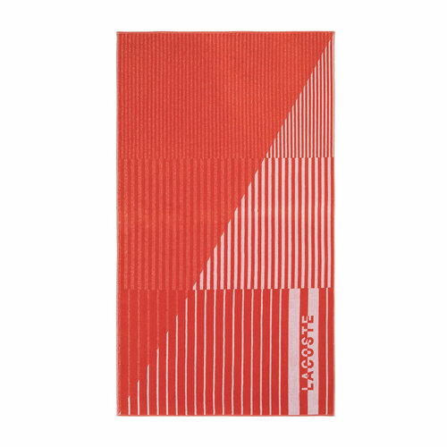 Полотенце пляжное Lacoste Stripe Orange 90x160 см