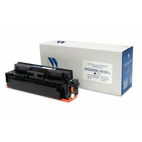 Картридж совместимый NV Print NVP NV-W2030X 415X Black (без чипа) для HP Color LaserJet M454DN/M479DW/M479 (7500k) картридж для лазерного принтера easyprint lh w2030x nc hp 415x без чипа