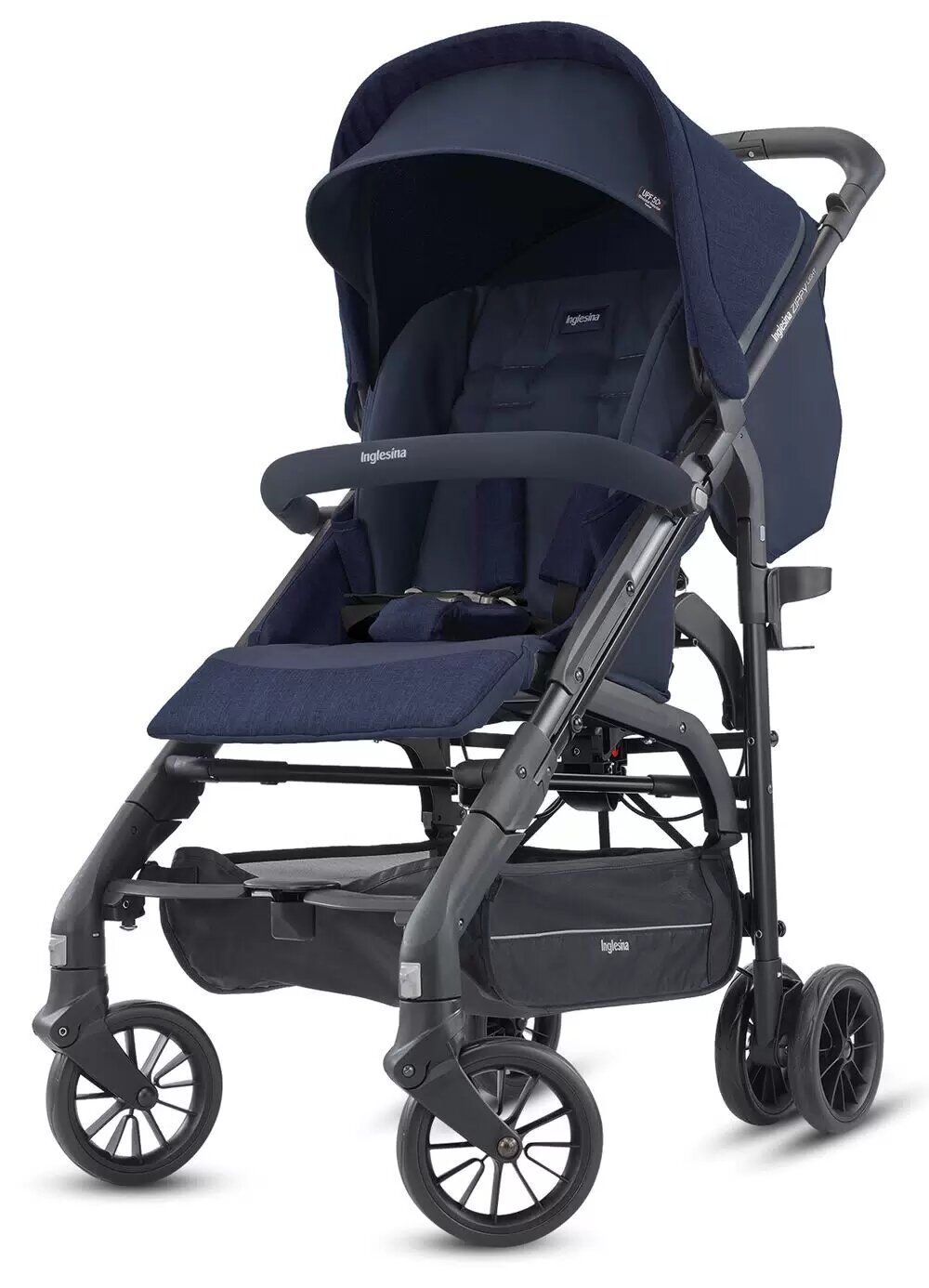 Прогулочная коляска Inglesina Zippy Light, Midnight blue, цвет шасси: черный