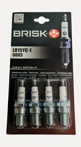 Изображение товара Свечи зажигания LR15YC-1 0003 8 кл. инжектор (комплект 4шт.)