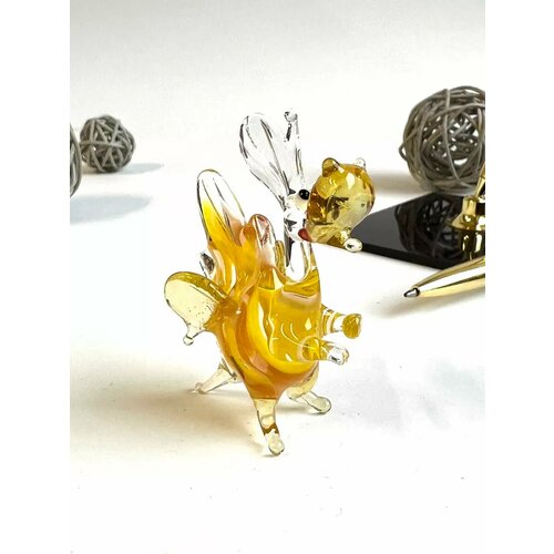 Фигурка дракон, дракоша из художественного стекла