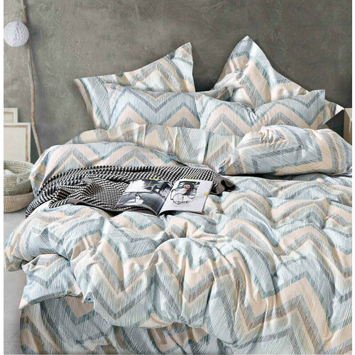 Постельное белье Розовые сны, 2спальный с простыней на резинке 140*200, сатин, хлопок, с наволочками 50х70, ОК-046-2сп-50-140