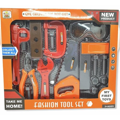 Игрушечный Набор инструментов AR Fashion tool set в коробке 17 элементов 899₽