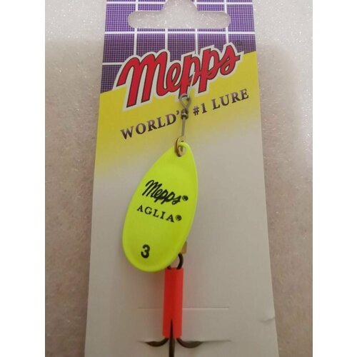 Блесна Mepps Aglia Fluo CHARTREUSE #3 (6,5г)
