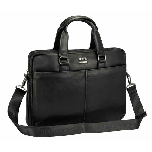 Портфель Hight Touch фактура гладкая черный матовый 13500₽