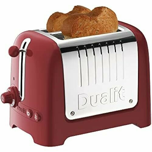Тостер Dualit 26221 2 Slices Lite, глянцевый, красный