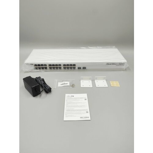 Коммутатор Mikrotik CSS326-24G-2SRM 25870₽