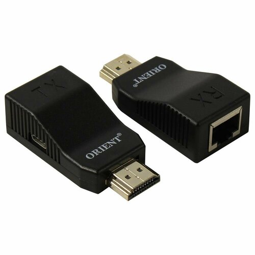 Удлинитель HDMI extender до 60 м по витой паре, 1080p (ORIENT VE043)