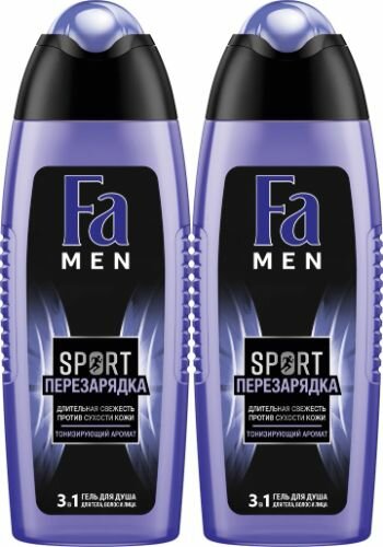 Fa Гель для душа Sport, перезарядка, 250 мл, 2 уп