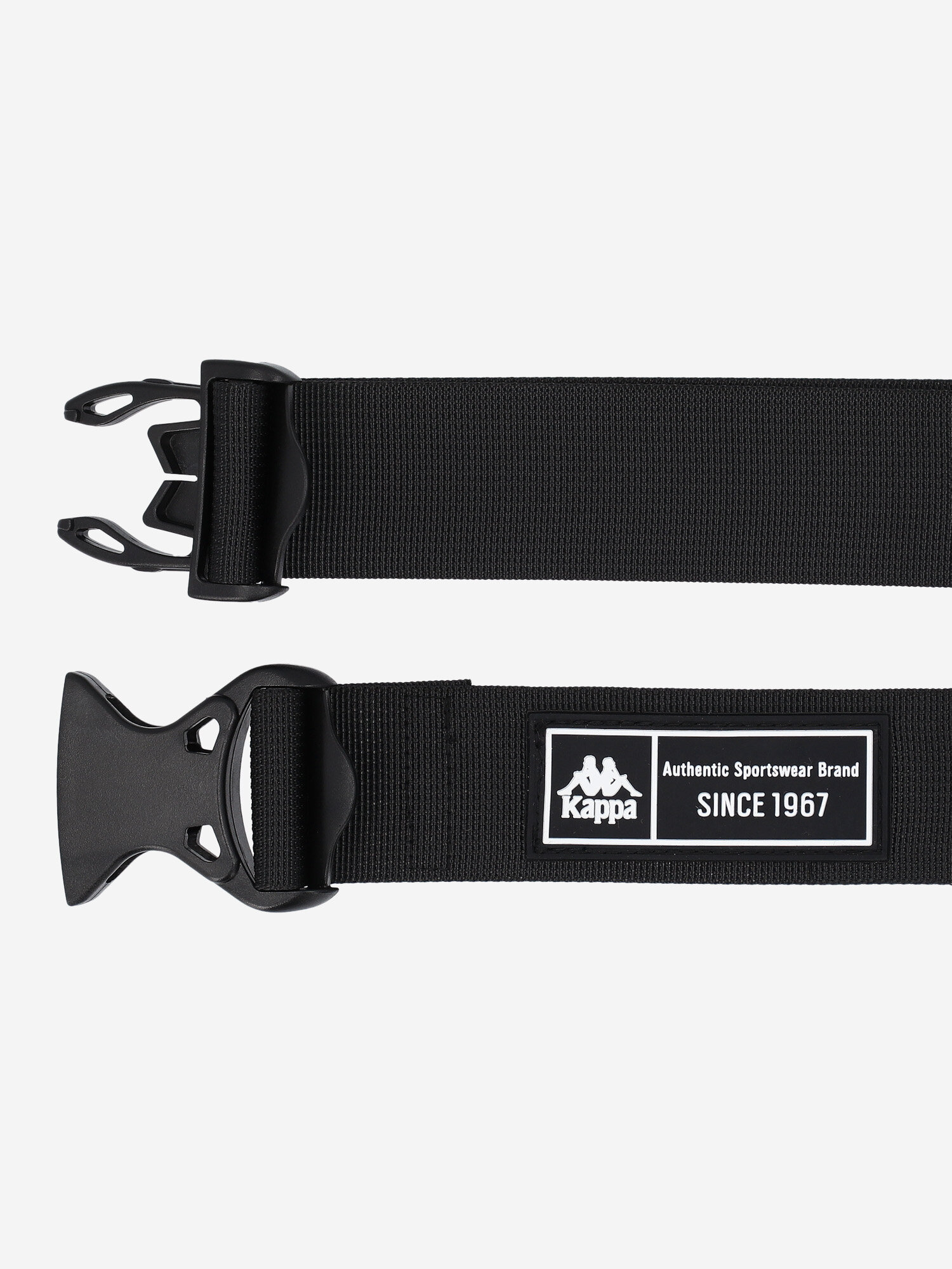 Ремень Kappa для мужчин и женщин, размер one size, черный — фото 1