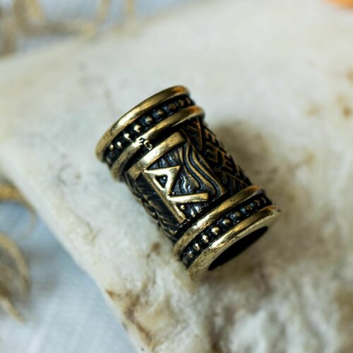 Славянский оберег, шарм, желтый, черный, золотистый