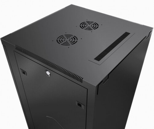 Шкаф настенный 19", 18U Cabeus - фото №3