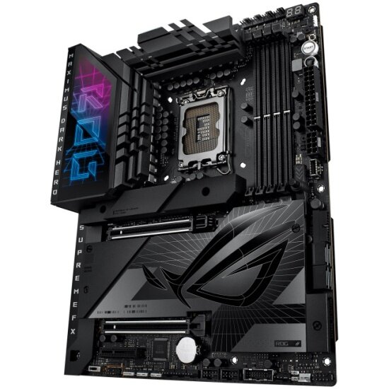 Материнская плата ASUS ROG MAXIMUS Z790 DARK HERO (LGA 1700, Intel Z790, 192 ГБ, PCIE 5.0), 90MB1F90-M0EAY0 — фото 1