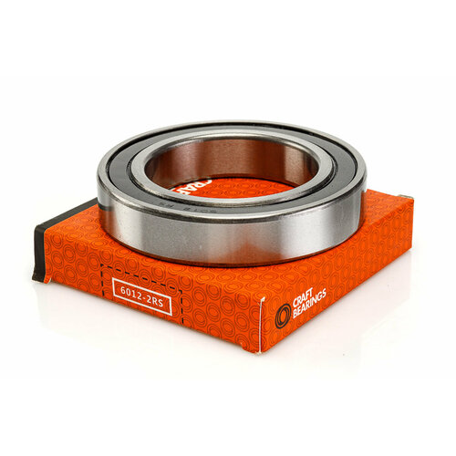 Подшипник 180112 (6012 2RS) CRAFT : шариковый, радиальный, промышленный, 95x60x18 мм , закрытый , широкой сферы применения , закрыт пыле влагозащищенными крышками