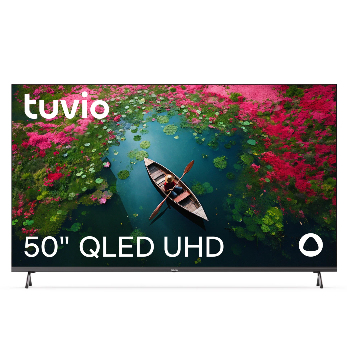 50” Телевизор Tuvio 4K ULTRA HD QLED Frameless на платформе YaOS, TQ50UFBCV1, черный