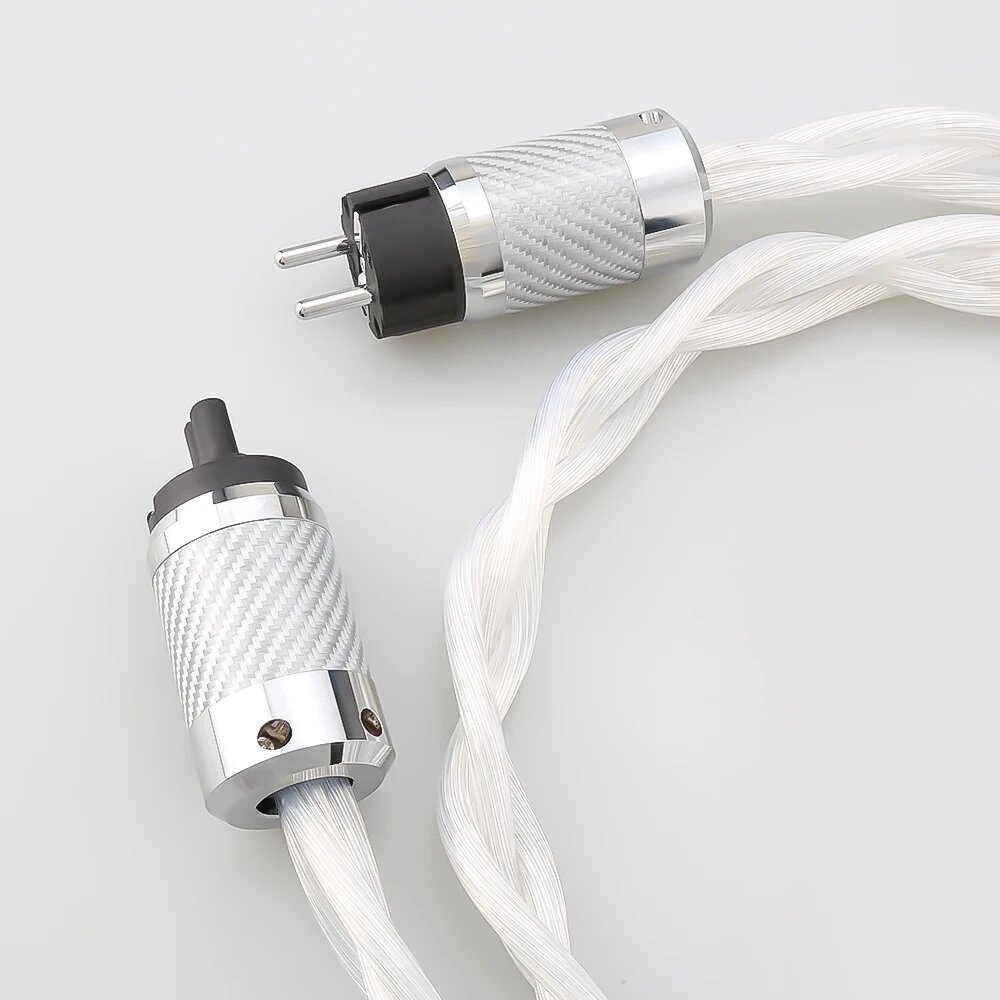 Аудиофильский удлинительный кабель audiocrast 5N OCC, EU plug figure 8, 0.5m — фото 1