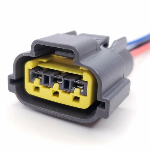 Разъём катушки зажигания Nissan Renault Mazda Mitsubishi OEM 6098-0141 3 pin 3 контакта с проводами 340₽