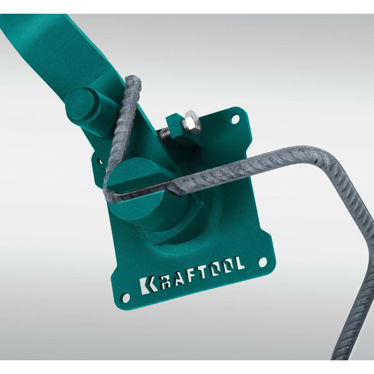 Ручной станок для гибки арматуры KRAFTOOL 23303 12 E на подшипнике острый гиб — фото 1