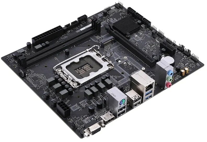 Материнская плата Colorful H610M-E M.2 V20 H610 LGA1700 2xDDR4 1xPCIEx16 1xPCIEx1 1xM.2 4xUSB3.1Gen1 6xUSB2.0 4xSATA3.0 1G VGA HDMI M-ATX RTL — фото 1