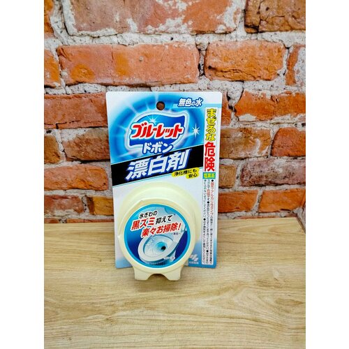 фото Kobayashi bluelet dobon bleach очищающая и дезодорирующая таблетка для бачка унитаза с отбеливающим эффектом 120 гр