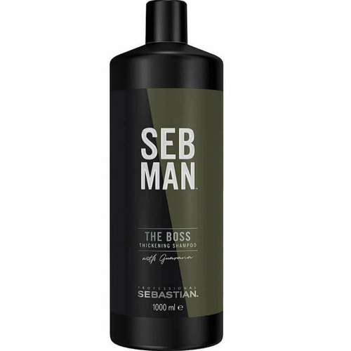 Sebastian Prof In Salon Service THE BOSS thickening SebMan Шампунь мужской для объема 1000 мл