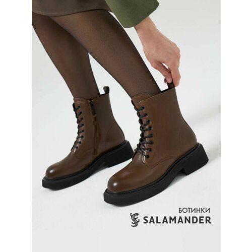 фото Ботинки salamander, размер 38, хаки