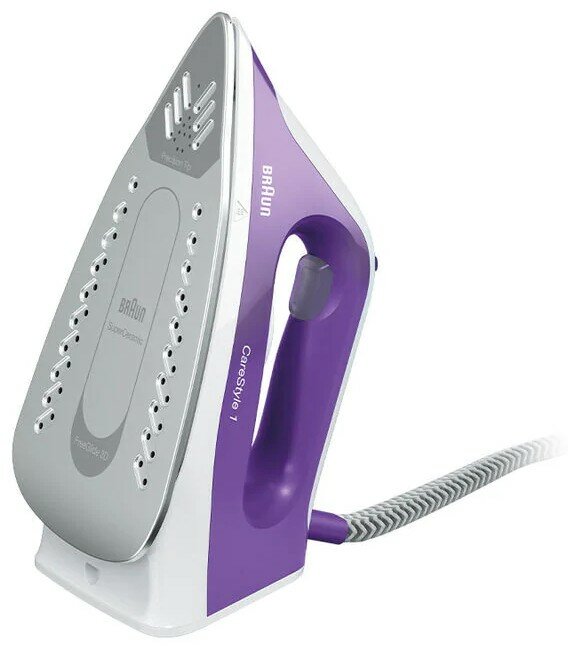 Парогенератор Braun CareStyle 1 IS3155VI SS, 2400Вт, 6бар, 1500мл, фиолетовый, белый — фото 1