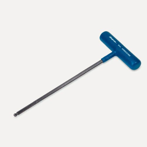 Изображение товара Ключ Snap-on для винтов с внутренним шестигpанником, Т- образный с шарообразным наконечником, 6 мм, длина 230 мм, AWBMCG1606