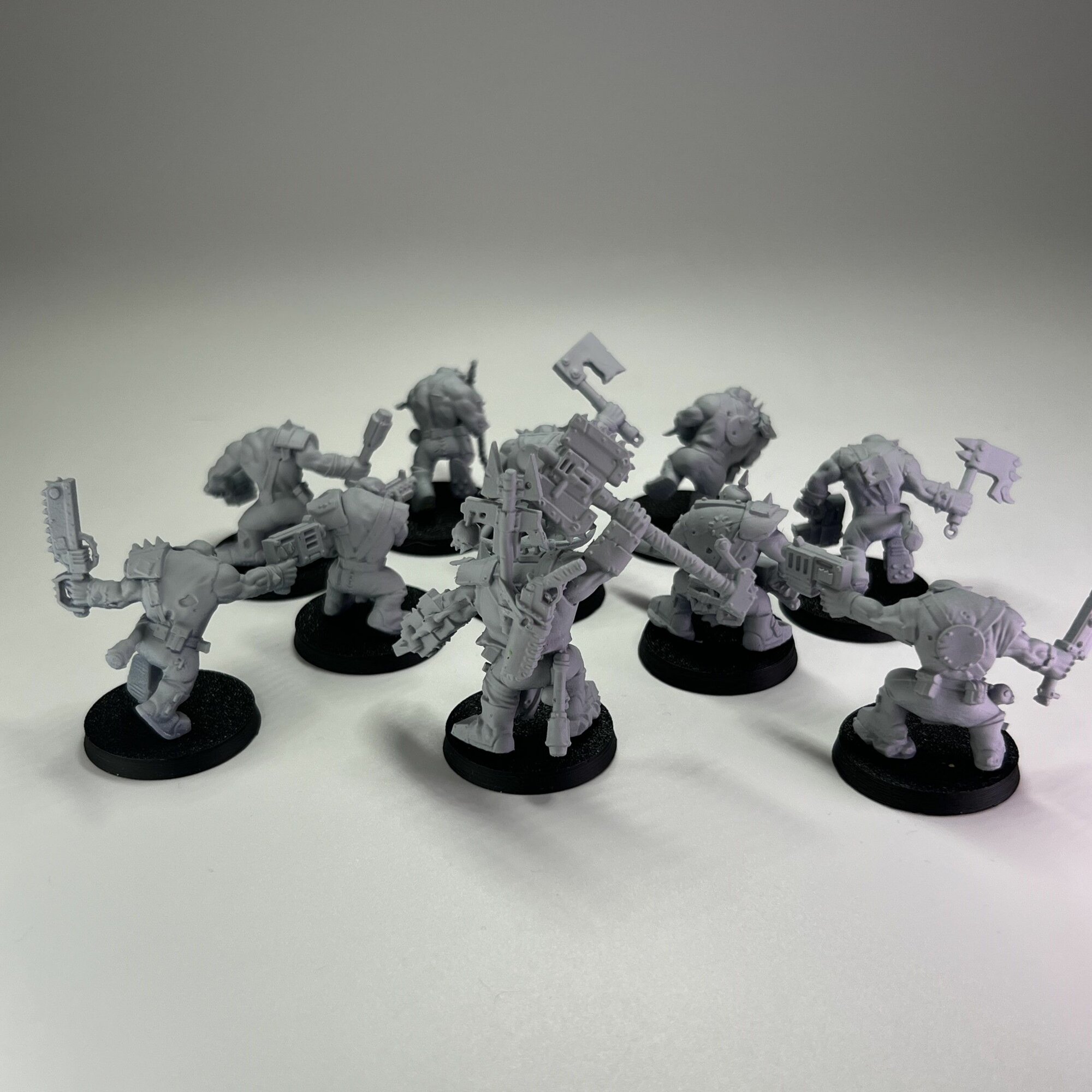 Warhammer 40000 Ork Boyz / Orks / Набор миниатюр для настольной игры — фото 1