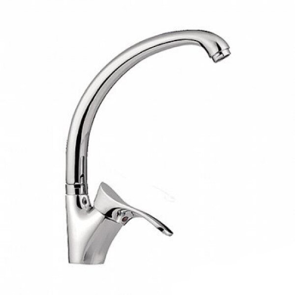 Смеситель для кухни Ledeme L4101-1 матовый поворотный, латунный, аэратор, высота излива 291 мм