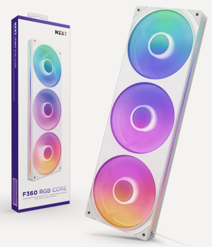 Изображение товара Вентиляторы NZXT F360 RGB Core White