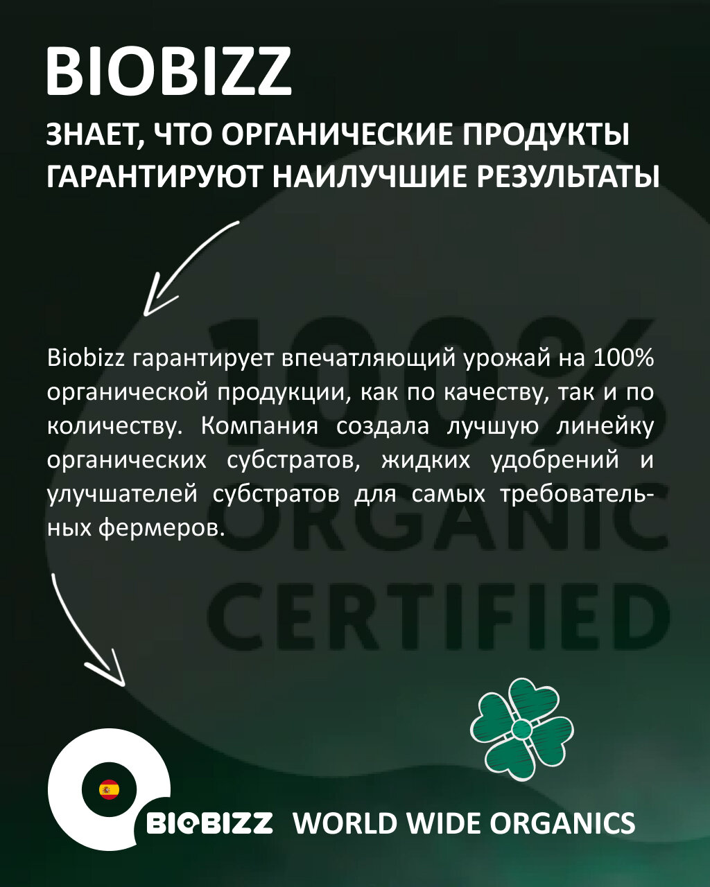 Иммуностимуляторы Удобрение BioBizz "Acti-Vera", органическое, для растений, 1 л.