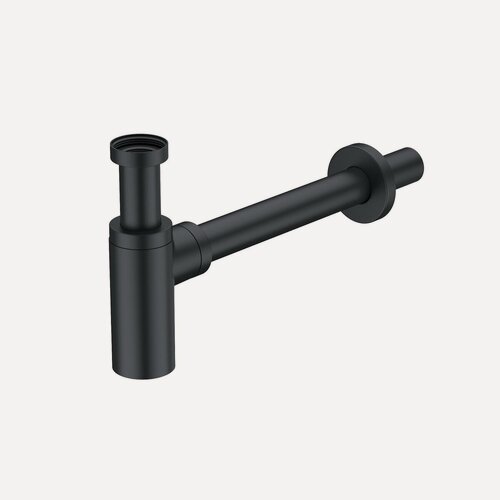 Изображение товара Бутылочный сифон для раковины, черный матовый, Оптима Хоум (Optima Home), IDDIS, OPTBL00i84