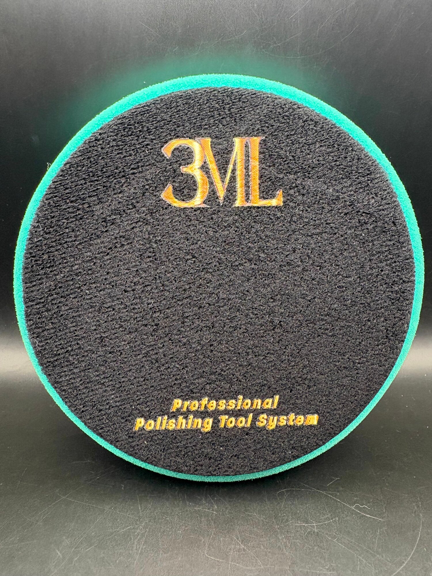 Круг полировальный поролоновый на липучке 3ML зеленый FP (диаметр: посадочный 130 мм, рабочий 140 мм)