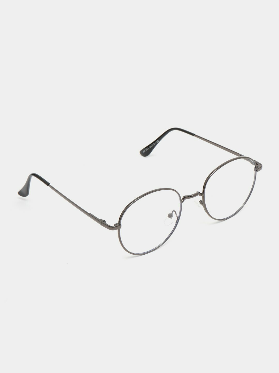 Очки защитные, компьютерные, унисекс, круглые, серые, стеклопластик