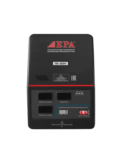 Стабилизатор напряжения EPA EESD-10KVA, защита от перегрева и короткого замыкания — фото 1