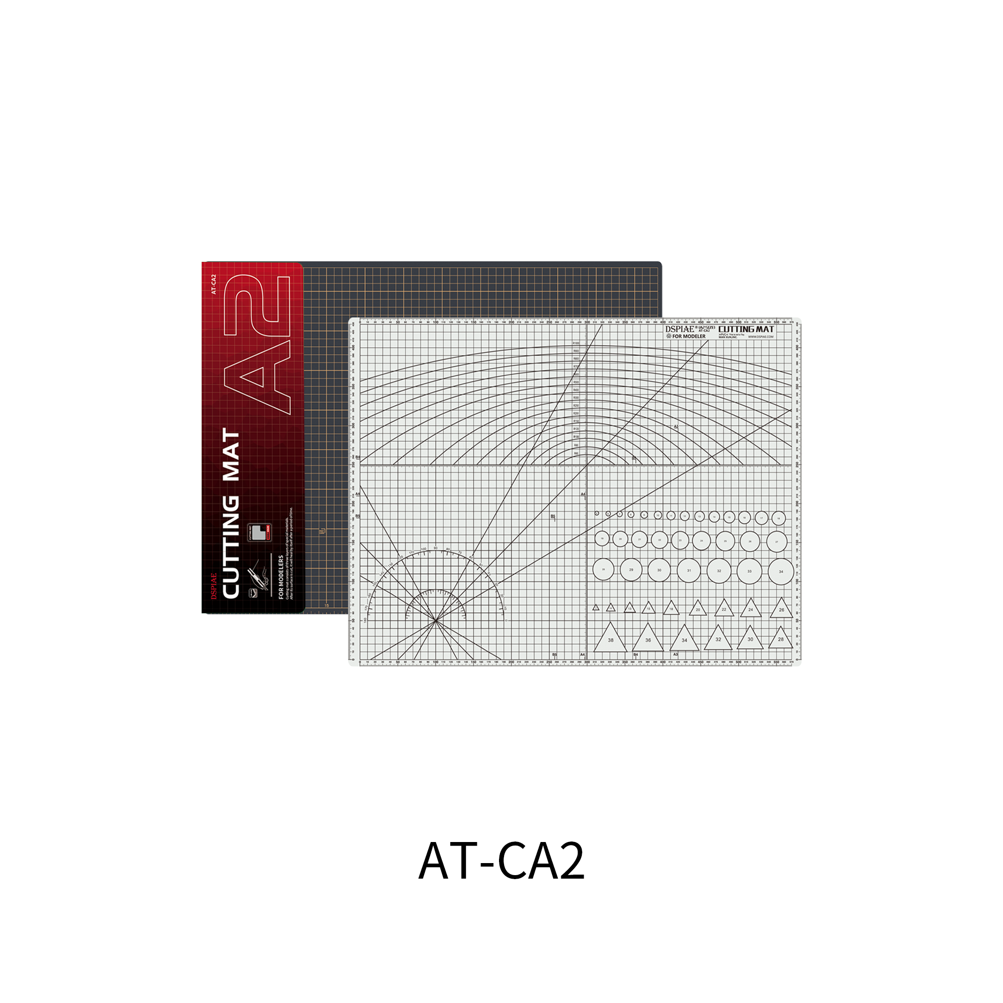 Тонкий коврик для резки формата A2, 600х450 мм, Dspiae (Китай)